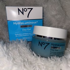 No7 HydraLuminous Hydrating Day Gel 50mL 1.69 oz Fragrance Free New in Box