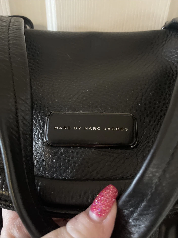 Cartera de hombro MARC BY MARC JACOBS - Cartera de cuero negra de Silicon Valley  Foto 4 de 4