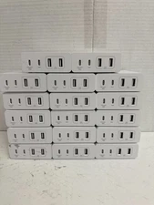 (LOT OF 17)Belkin WCH010DQWH 4-Ports 108W GaN USB-C Charger - White