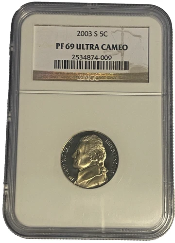2003-S NGC PF69 Ultra Cameo Jefferson Nickel