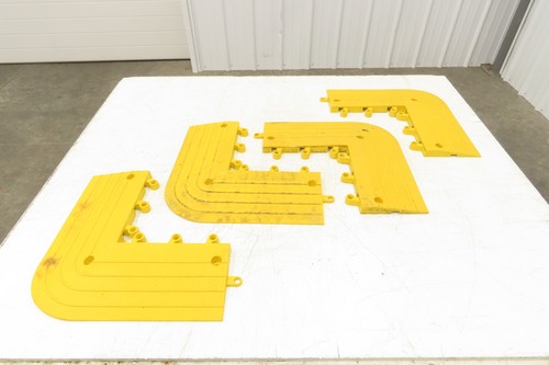 Wearwell H-9392 ErgoDeck Mat - 6 x 15", Ramp Edge Round Outside Corner Lot of 4