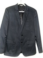 Express Sport Coat 40R Photographer Fitted Blazer Jacket Black Formal Casual