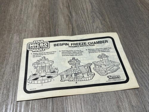 Vtg 1982 Kenner Star Wars Micro Collection BESPIN FREEZE CHAMBER - Complete - Picture 19 of 19
