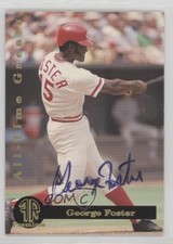 1993 Front Row Premium All-Time Greats /2000 George Foster #1 Auto 0i5i