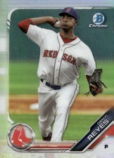 Denyi Reyes #BDC-142 Bowman Draft 2019 REFRACTOR BOS Red SOX