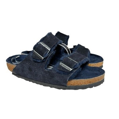 ?LIKE NEW Birkenstock Arizona (classic two-strap sandal) Midnight blue Men\'s 10 BIrkenstock Arizona (Men main image 2