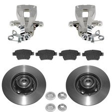 2 Bremssattel hinten für Peugeot 207 2 Bremsscheibe Satz links rechts