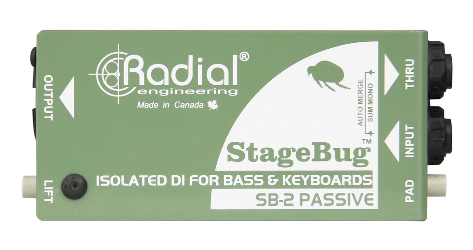 Radial StageBug SB-2 1-Channel Passive Instrument Direct Box - Image 2 of 4