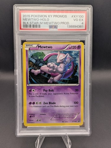 Mewtwo graded PSA 4 for sale on eBay