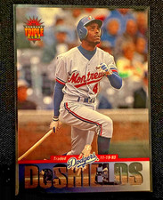 1994 Donruss Triple Play Baseball Card - Delino DeShields #83 - Benefits ASPCA