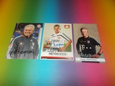 3 x Jupp Heynckes Bayern München Leverkusen  signiert Autogramm Autogrammkarte