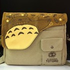 Nuevo Elegante Bolso Bandolera de Lona Totoro de Anime y Bolso de Hombro de Lona