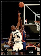 1992-93 Stadium Club Sam Mack San Antonio Spurs #264