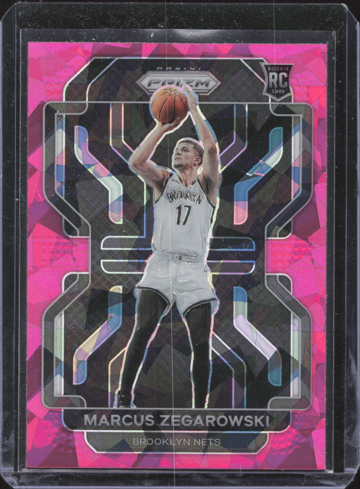2021-22 Panini Prizm #300 Marcus Zegarowski Red Ice