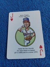 Bobby Thigpen Card Chicago White Sox Hero Decks Playing Card Baseball Card MLB