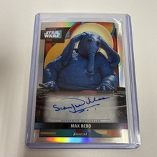 2025 Topps Smugglers Outpost Finest Auto Max Rebo Simon Williamson #FA-SW!