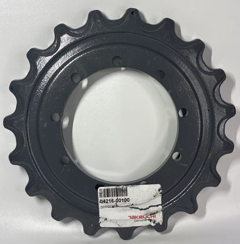 Takeuchi 04216-00100 Drive Sprocket 19 Tooth Heavy Duty Excavator OEM Fit