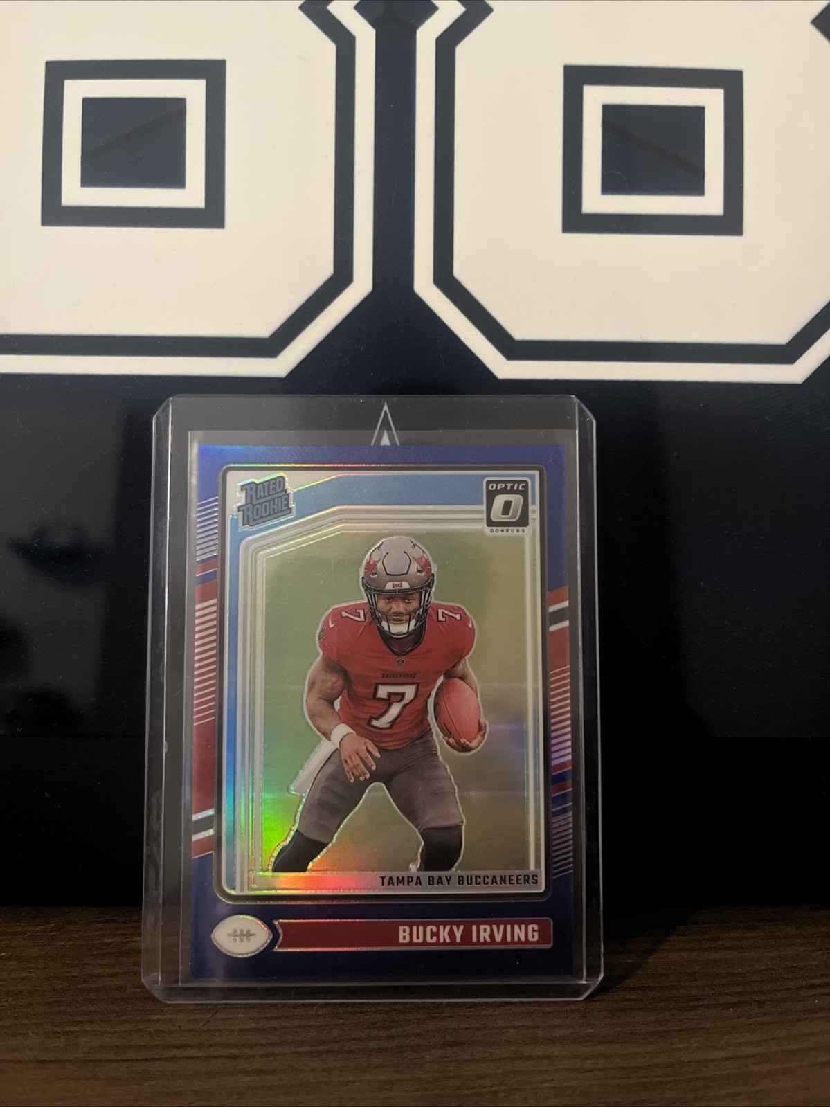2024 Panini Donruss Optic - Rated Rookie Bucky Irving #216 Blue Prizm /199 (RC)
