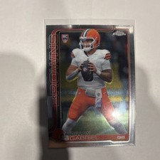 Topps Chrome Rookie Dillon Gabriel Cleveland Browns Football Card #372 2025