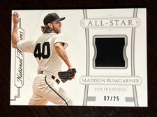 2015 Panini National Treasures All-Star Prime 02/25 Madison Bumgarner #15 k4s