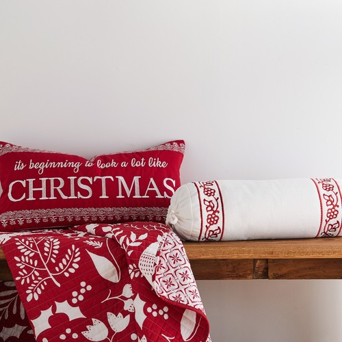 Bretton Woods Holiday Decorative Pillow Multi-Color - Levtex Home - 第 3/3 張圖片