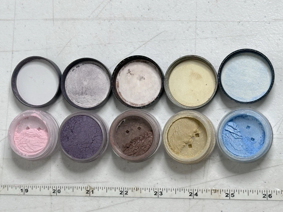 BareMinerals Lot 5 Discontinued Blue Moon Black Pearl Stunner Bronze Leaf Take M - Image 2 of 4