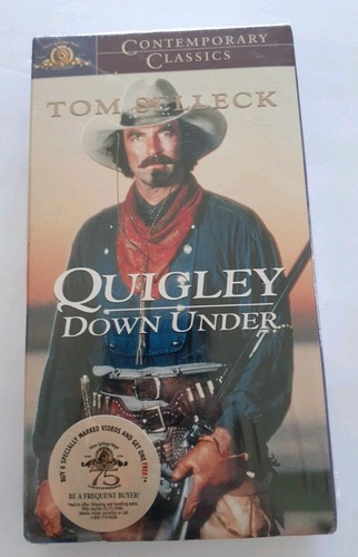 Quigley Down Under VHS Tape Sealed Tom Selleck