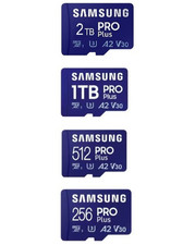 Samsung PRO Plus 256GB 512GB 1TB 2TB Micro SD SDXC A2 V30 UHS-I U3 4K UHD Card