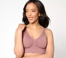 Anybody Intimates Wirefree Cuplift Seamless Bra Rose Taupe S New