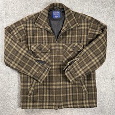 Pendleton Plaid 100 Pure Virgin Wool Jacket Mackinaw Thinsulate Size M