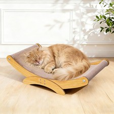 Cat Scratcher Bed for Indoor Cats - 23.6" Large Natural Sisal Cat Scratching ...