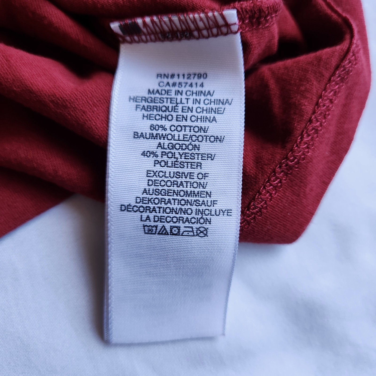 True Religion The Original Buddha Brand Logo Red LG Double-sided Graphic T-Shirt thumbnail 7