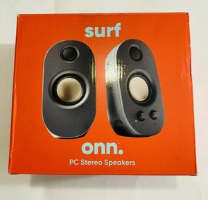 onn pc stereo speakers