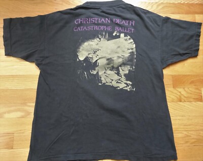 Vintage CHRISTIAN DEATH T-Shirt Concert Goth Punk 80s/90s Rozz