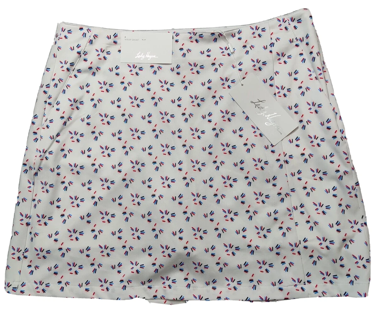 Jupe Skort Lady Hagen Motif Fleuri - Taille 8 - Idéale Pour Le Golf