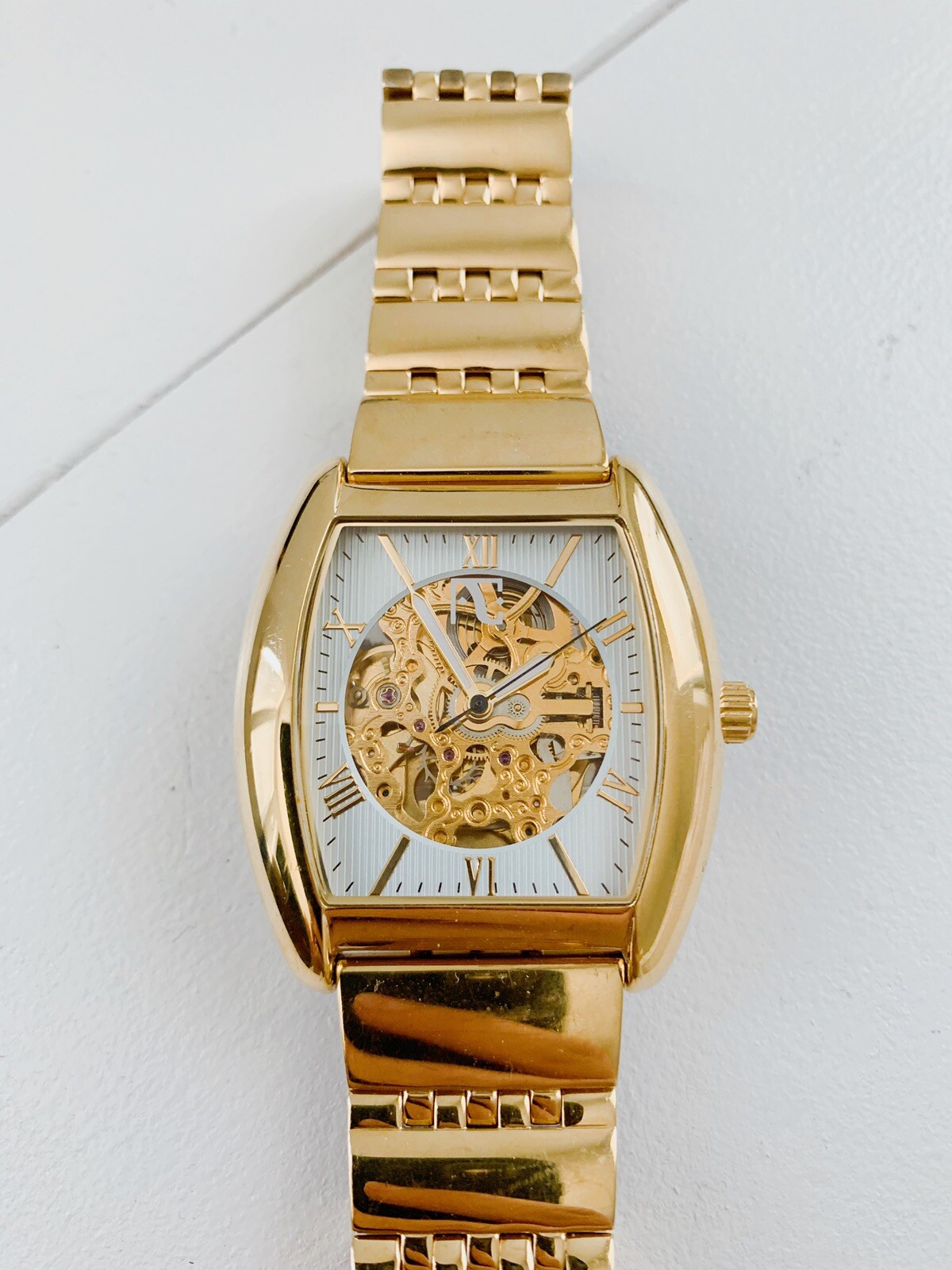 Auguste Galan Mens Gold Watch. eBay