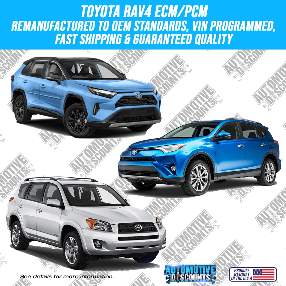 Toyota Rav4 2007 2,4 L 89661-42E61 PCM ECM pcm Plug & Play programado Foto 2 de 4