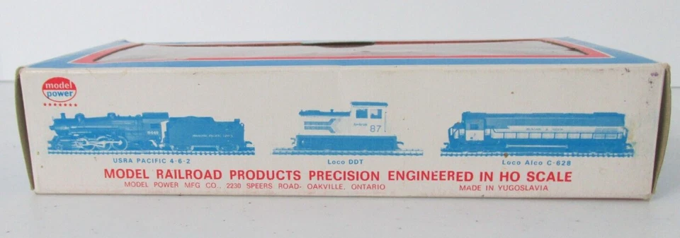 Model Power HO Scale CP Rail Box Car Red 9010 C.P. - Image 3 of 4