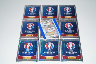 PANINI Euro France 2016 - 10 OVP Tüten Deutsche Edition Neu/Top