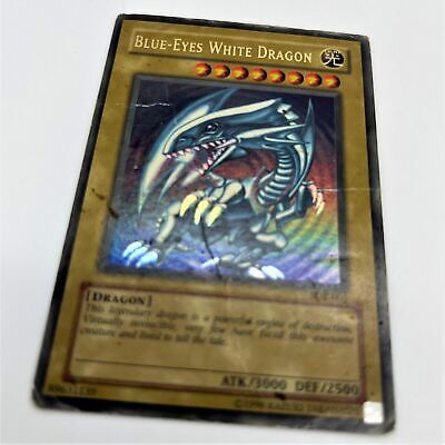 Yugioh Blue Eyes White Dragon Card SDK-001 Unlimited Ultra Yugioh Blue Eyes White Dragon Card SDK-001 Unlimited Ultra