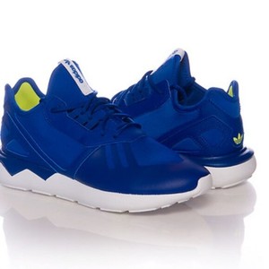 adidas tubular blue and white