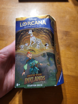 Disney Lorcana Trading Card Game Into the Inklands Starter Deck Amber & Emerald