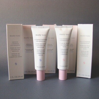 Mary Kay Foundation Medium & Full Coverage Ivory 200 202 204 Multi Listing New