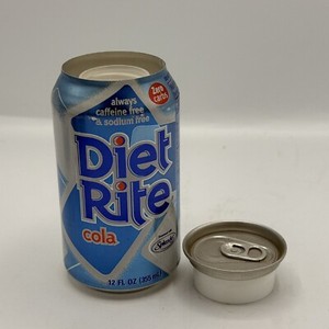 Vintage Diet Rite Cola Screw Off Top Safe Stash Soda Can Hidden Compartment