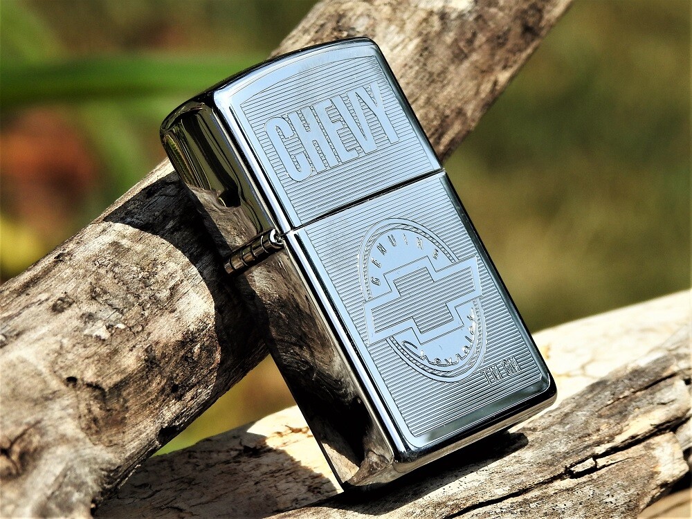 Genuine Chevrolet Zippo Lighter - Chevy - Corvette - Camaro