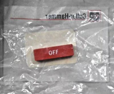 Cutler-Hammer E30KE218 Extended Red OFF Button