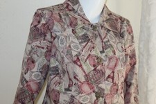 Nwt Christopher & Banks -sz S French Eiffel Tower Hotel Carpeaux Jacket Blazer