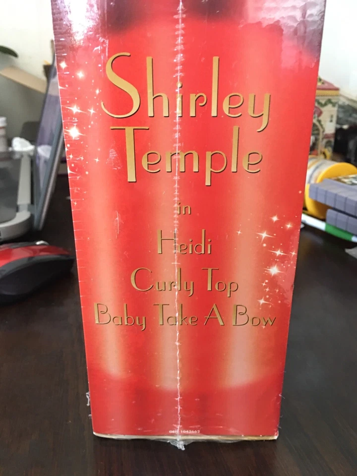 Shirley Temple Gift Set VHS 2000 3 Tape Set NOS Sealed Collectors Edition - Image 2 of 3