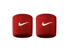 NIKE POLSINI SPUGNA   NNN04601OS  SWOOSH WRISTBANDS RED/WHITE