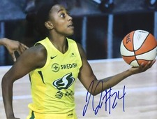 JEWELL LOYD Signed 8x10 Photo WNBA Basketball SEATTLE STORM Champions Auto